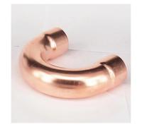BYCIFRLG 54x1.5x154mm 180 Degree Elbow Copper End Feed Welding Pipe Adapter Air Condtioner Refrigerator