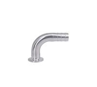 BYCIFRLG 5PCS 0.75" Tri Clamp Ferrule OD 34mm x 19mm 3/4" Hose Barb 90 Degree Elbow SUS 304 Stainless Steel Home Brew Beer Wine