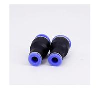 BYCIFRLG 5PCS Fit 10mm to 6mm Tube OD Push in on Touch Fitting Pneumatic Air Adapter Coupling Connection Water