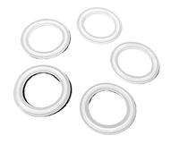 BYCIFRLG 5Pcs Fit 51mm Pipe x 64mm O/D 2" Tri Clamp Ferrule Silicone Sealing Strip Gasket Ring Washer