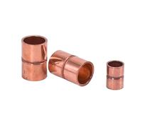 BYCIFRLG 6.35-159mm 1/4" 3/8" 1/2" 5/8" 3/4" 1" -6.25" ID Copper End Feed Solder Straight Coupling Pipe Fitting(26x22mm)