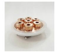 BYCIFRLG 6" Copper Bubble Plate Set with Double Card Slot Gasket for 6" (154mm) Flange OD167mm
