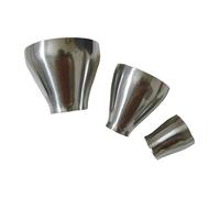 BYCIFRLG 63mm 2.5" to to 45mm 1.75" OD Butt Welding Reducer SUS 304 Stainless Steel Pipe Fitting Homebrew Beer Wine