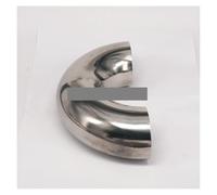 BYCIFRLG 76mm 3" O/D 304 Stainless Steel Weld 180 Degree Elbow Pipe Fitting