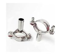 BYCIFRLG 80-89mm 3.5" 89mm Pipe Hanger Bracket Clamp Support Clip 304 Stainless Steel for Beer Brewing