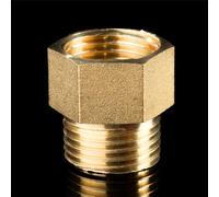 BYCIFRLG Brass Fitting F/M Metric to Imperial Thead Female to Male Thread Brass Pipe Connectors Copper Coupler Threaded Joint,M16X1.5,G1I4