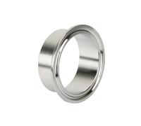 BYCIFRLG Bride de Soudure for Tuyau de 25 mm de diamètre extérieur, Type Tri Clamp, Bride en Acier Inoxydable SUS 304, Virole de 1,5", Connexion allongée