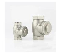 BYCIFRLG Clapet Anti-Retour à battant Femelle BSPT 1-1/2" en Acier Inoxydable 304