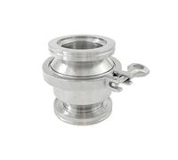 BYCIFRLG Clapet Anti-Retour unidirectionnel à Vide ISO63, Conception en Ligne en Acier Inoxydable 304