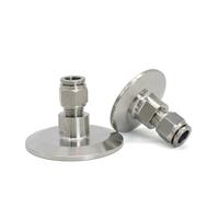 BYCIFRLG Collier de Serrage Rapide for trachée en Acier Inoxydable SS304, raccord TC64, PC12MM, 1 pièce