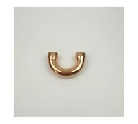 BYCIFRLG Copper 180 Elbow Plumbing Pipe Fitting Water Gas Oil Scoket Weld Coupler End Feed 180 Deg 25.4mm x1.2mm x76