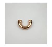 BYCIFRLG Copper 180 Elbow Plumbing Pipe Fitting Water Gas Oil Scoket Weld Coupler End Feed 180 Deg 25.4mm x1mm x76
