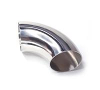 BYCIFRLG Coude en Acier Inoxydable 304 Coude d'angle à 90 degrés 1,5 mm d'épaisseur 38 mm Tuyau de raccordement de Tuyau d'échappement soudé