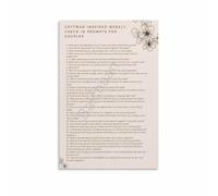 BYCIFRLG Couples Tools Poster for Home Effective Communication Skills Love Languages Chart Wall-Art for Bedroom Living Room(Unframed,08x12inch(20x30cm))
