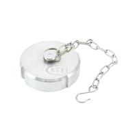 BYCIFRLG DIN DN20/25/32/40/50/65/80/100/125 304 Stainless Steel Couping Union End Cap Plumbing Fitting(with Chain,DN65)