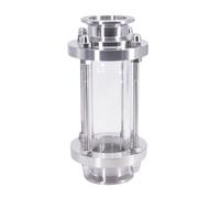 BYCIFRLG Diopter 1.5" 2" 2.5" 3" 4" Tri Clamp 19/25/32/38mm Pipe Flow Sight Glass SUS304 316 Stainless Steel (38mm K50 L-146mm)