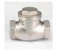 BYCIFRLG DN10 1-1/2" BSP Female Thread 304 Stainless Steel Swing Check Valve Non-Return One Way Valve 229 PSI