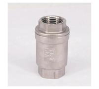 BYCIFRLG DN15 1/2" BSP Female Thread 304 Stainless Steel Inline Spring Valve Non-Return One Way Valve 229 PSI
