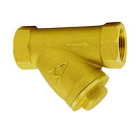 BYCIFRLG DN15 20 25 32 40 50 65 80 100 Brass Female Inline Y Mesh Strainer Threads Filter Thickened Valve Booster Pump Heating Pipes(DN32x1-1l4)
