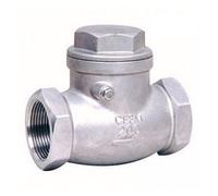 BYCIFRLG DN20 3/4" BSP Female Thread 304 Stainless Steel Swing Check Valve Non-Return One Way Valve 229 PSI