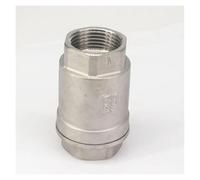 BYCIFRLG DN25 1" BSP Female Thread 304 Stainless Steel Inline Spring Valve Non-Return One Way Valve 229 PSI