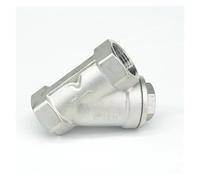 BYCIFRLG DN25 1" BSP Female Thread 304 Stainless Steel Inline Y Filter Strainer 229 PSI
