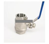 BYCIFRLG DN25 1" BSP Female Thread Full Bore 304 Stainless Steel 2-Piece Type Ball Valve Oil Water air 229 PSI