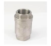 BYCIFRLG DN25 1" Female Thread 304 Stainless Steel Inline Spring Valve Non-Return One Way Valve 1.6 MPA