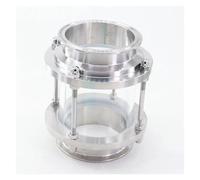 BYCIFRLG Fit 102mm Pipe OD 4" Tri Clamp SS304 Flow Sight Glass Dipoter Homebrew