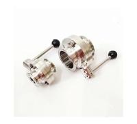 BYCIFRLG Fit 102mm Pipe OD x 4" Tri Clamp Flow Control Valve SUS 316L Stainless Beer Brewing Home