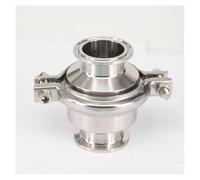 BYCIFRLG Fit 38mm 1-1/2" Pipe OD x 1.5" Tri Clamp Ferrule OD 50.5mm 304 Stainless Check Valve One Way Non-Return Brew Wine Beer
