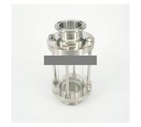 BYCIFRLG Fit 51mm Pipe OD 2" Tri Clamp SS304 Flow Sight Glass Dipoter Homebrew