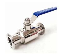 BYCIFRLG Fit 63mm Pipe OD x 2.5" Tri Clamp Ball Shut Off Valve SUS 304 Stainless Beer Brewing Home