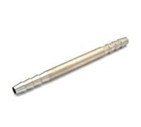 BYCIFRLG Fit 6mm I/D Hose 304 Stainless Steel Barb Hose Tail Connector Length 80mm Pipe Fitting