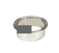 BYCIFRLG Fit 89mm Tube O/D x 3.5" Tri Clamp 106mm Ferrule O/D x 40mm Height 304 Stainless Steel Weld Pipe Fitting