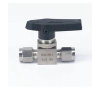 BYCIFRLG Fit for 1/4" inch O/D Tube 304 Stainless Steel Compression Fitting Shut Off Ball Valve 915 PSI Q91SA PN 6.4