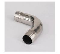 BYCIFRLG Fit for 32mm I/D Hose Barbed 304 Stainless Steel 90 Degree Elbow Pipe Fitting Connnector