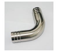 BYCIFRLG Fit for 38mm 1.5" I/D Hose Barbed 304 Stainless Steel 90 Degree Elbow Pipe Fitting Connnector