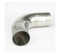 BYCIFRLG Fit for 89mm 3.5" I/D Hose Barbed 304 Stainless Steel 90 Degree Elbow Pipe Fitting Connnector
