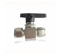 BYCIFRLG Fit for 8mm O/D Tube 304 Stainless Steel Compression Fitting Shut Off Ball Valve 915 PSI Q91SA PN 6.4