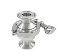 BYCIFRLG Fit Pipe OD38mm 1.5'' Tri Clamp Check Valve One Way Flow SS304 Stainless Steel One-Way Flow Vertical
