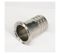 BYCIFRLG Fit Tube I/D 38mm Barbed x 1.5" Tri Clamp 304 Stainless Steel Ferrule Clamp Connector Pipe Fittin