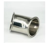 BYCIFRLG Fit Tube O.D 102mm Tri Clamp 4" 304 Stainless Steel 45 Degree Elbow Ferrule Pipe Fitting