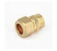 BYCIFRLG Fit Tube O/D 15mm-1/2 BSP Male Brass Ferrule Fitting for Boat Marine