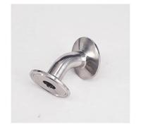 BYCIFRLG Fit Tube O.D 19mm Tri Clamp 1.5" 45 Degree Elbow 304 Stainless Pipe Fitting