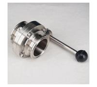 BYCIFRLG Fit Tube O.D 51mm Tri Clamp 2" Ferrule O.D 64mm SUS 304 Stainless Steel Valve Homebrew Beer Dairy Product
