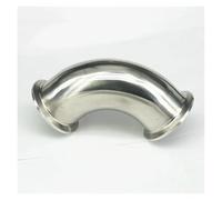 BYCIFRLG Fit Tube O/D 51mm Tri Clamp 2" Ferrule OD 64mm 304 Stainless Steel 90 Degree Elbow Connector