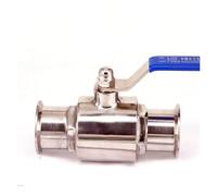 BYCIFRLG Fit Tube O.D 63 mm Tri Clamp 2.5" Ferrule O.D 77.5mm 304 Stainless Steel Ball Valve with Handle