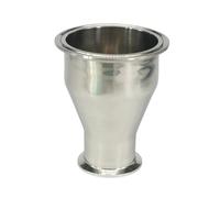 BYCIFRLG Fit Tube O.D 89mm-51mm Tri Clamp 3.5"-2" 304 Stainless Steel Ferrule Pipe Fitting Reducer