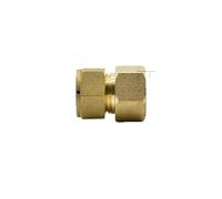 BYCIFRLG Fit Tube OD 15mm x 1/2" Female Brass Compression Fitting Union Connector Water Gas Fuel